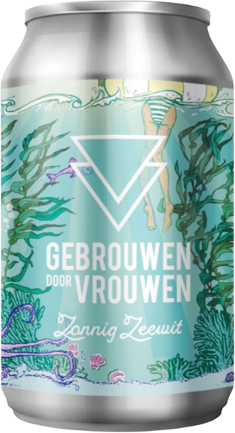 Zonnig Zeewit blikje van 33cl