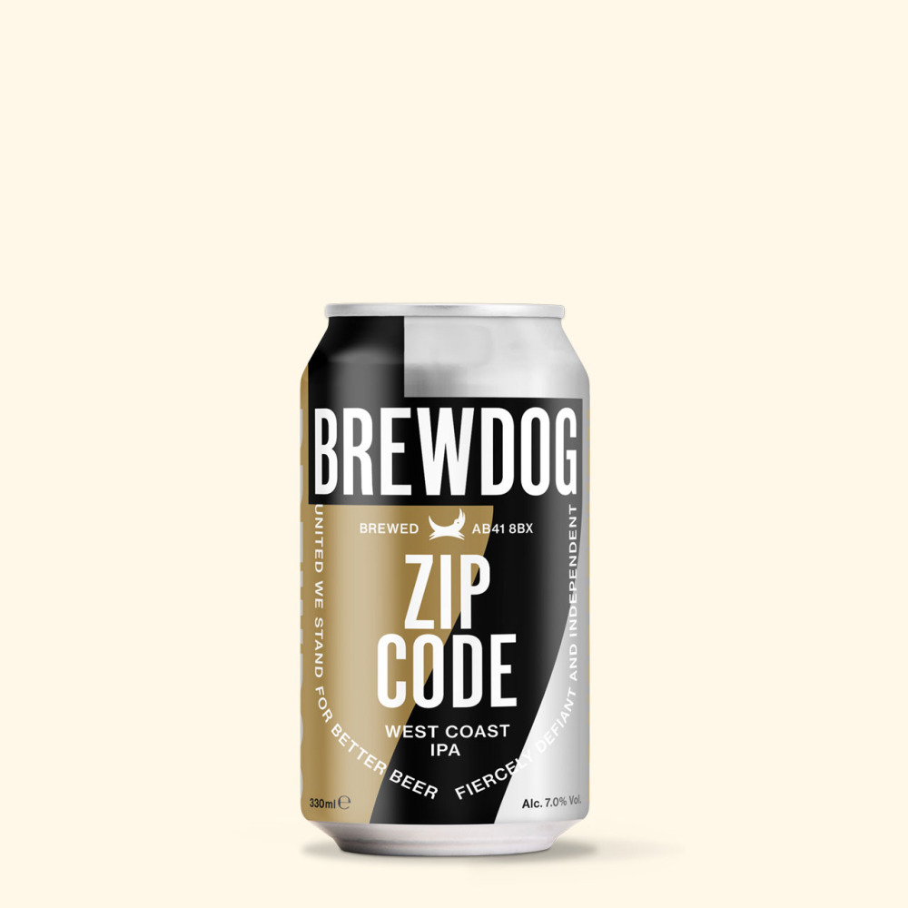 BrewDog Zip Code blik 33cl