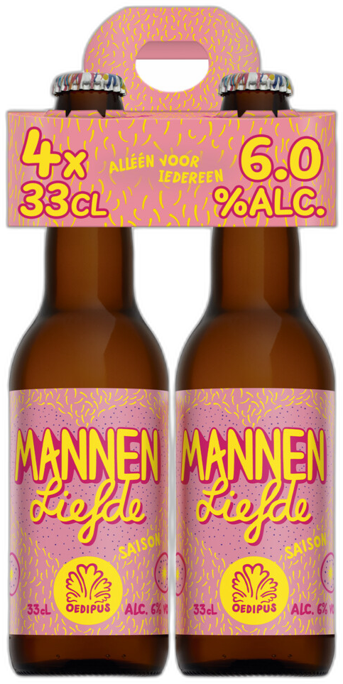 Oedipus Mannenliefde set met 4 flesjes van 33cl