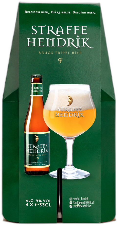 Straffe Hendrik Tripel set van 4 flesjes á 0,33 liter