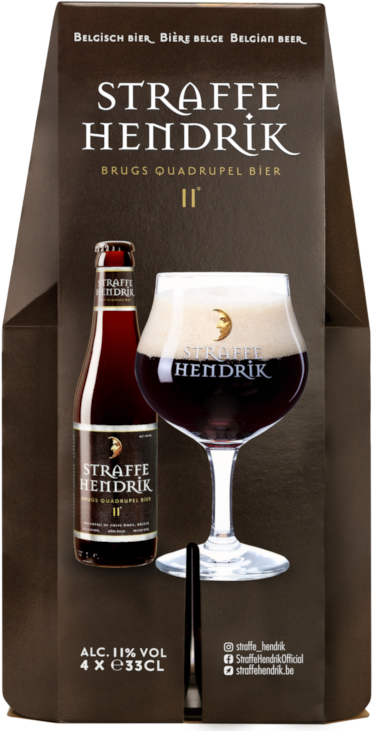 Straffe Hendrik Quadruppel 4pack met flesjes van 33cl