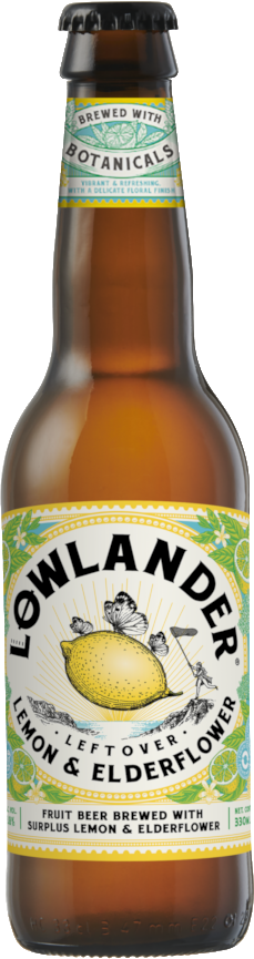 Lowlander Lemon Elderflower fles van 33cl