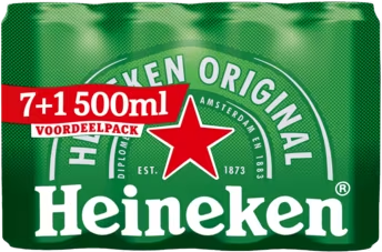 Heineken Pils set met 8 blikken van 500ml