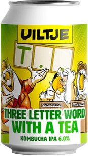 Uiltje Three Letter Word With A Tea blikje van 33cl