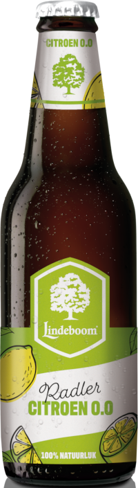 Lindeboom Radler citroen alcoholvrij flesje van 30cl