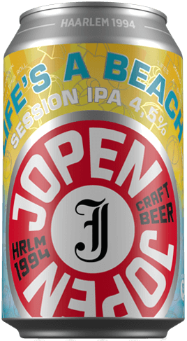 Jopen Life's a Beach blikje van 33cl