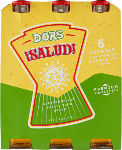 Dors Salud sixpack met flesjes van 33cl