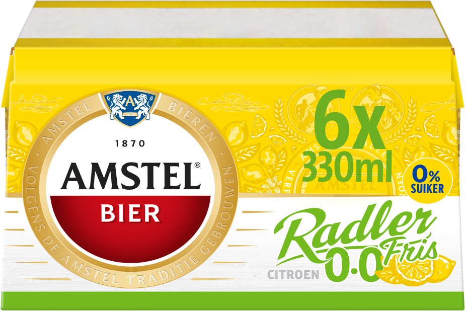 Amstel Radler 0.0% FRIS sixpack blik