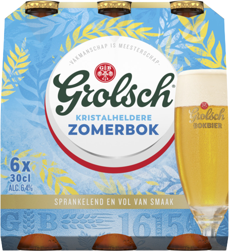 Grolsch Zomerbok set van 6 flesjes á 0,30 liter