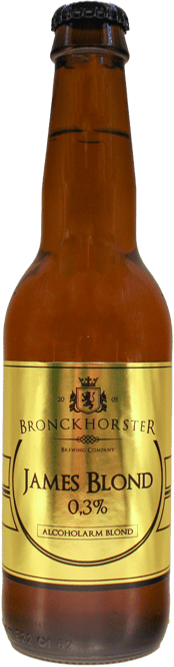 Bronckhorster James Blond 0.3% flesje van 33cl