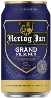 Hertog Jan Grand Pilsener blikje van 33cl