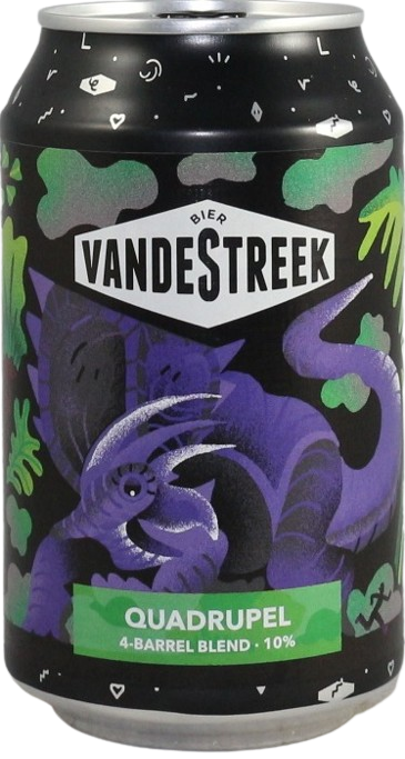 vandeStreek Quadrupel 4 Barrel Blend blikje van 33cl