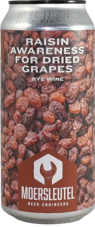 Moersleutel Raisin Awareness For Dried Grapes blik van 44cl