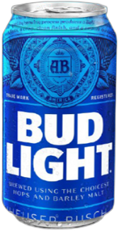 Bud Light blikje van 355ml
