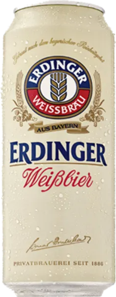 Erdinger Weissbier blik van 50cl