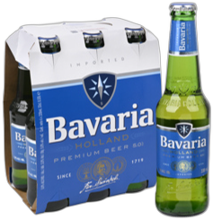 Bavaria Pils sixpack met flesjes van 33cl