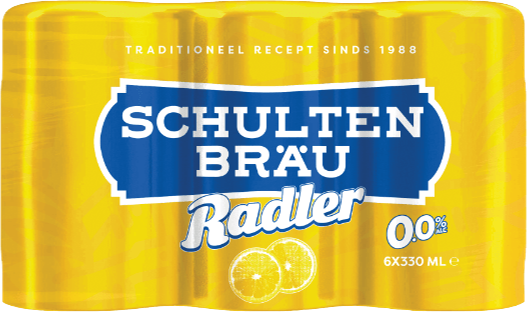 Schultenbrau Radler 0.0% set van 6 blikjes 0,33 liter
