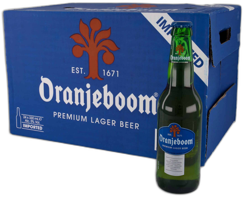 Oranjeboom doos met 24 flesjes van 33cl