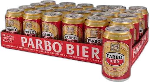 Parbo Bier tray met 24 blikjes van 33cl