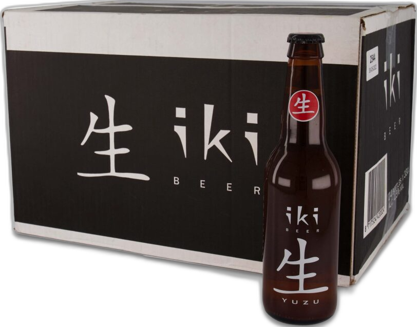 Iki Yuzu doos met 24 flessen van 33cl