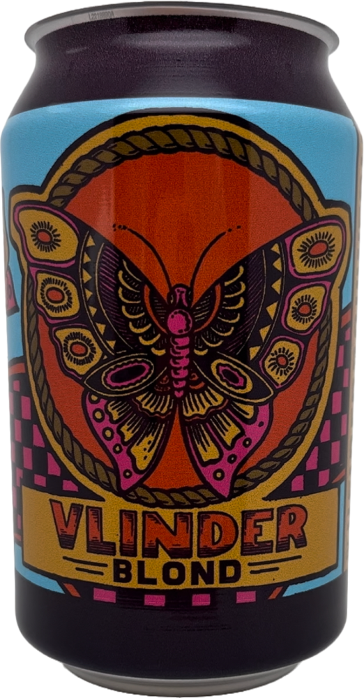 Heidebrouwerij Vlinder Blond blikje van 33cl