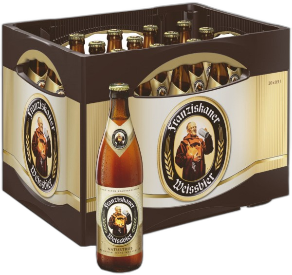 Franziskaner Weissbier krat 20x50cl