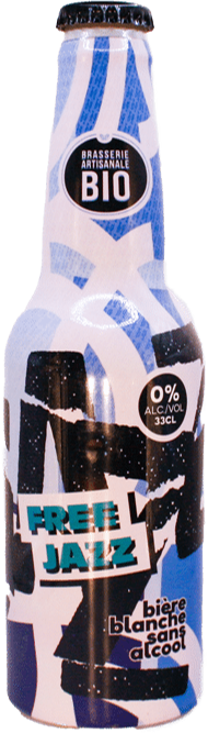 Kiss'wing Free Jazz Blanche flesje van 33cl