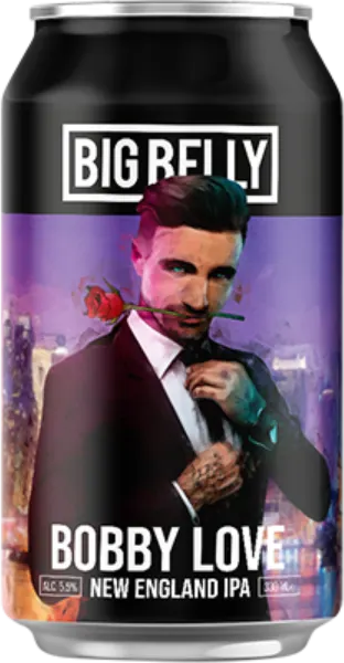 Big Belly Bobby Love blikje van 33cl