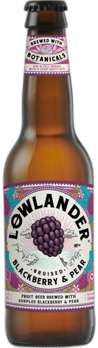 Lowlander Blackberry & Pear flesje van 33cl