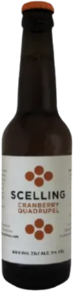 Scelling Cranberry Quadrupel flesje van 33cl