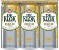De Klok Bier 6-pack met blikken van 50cl