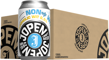 Jopen Nonnetje Wit doos met 12 blikjes van 33cl