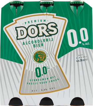 Dors 0.0% sixpack met flesjes van 30cl