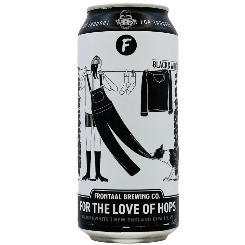 Frontaal For The Love Of Hops Black & White
