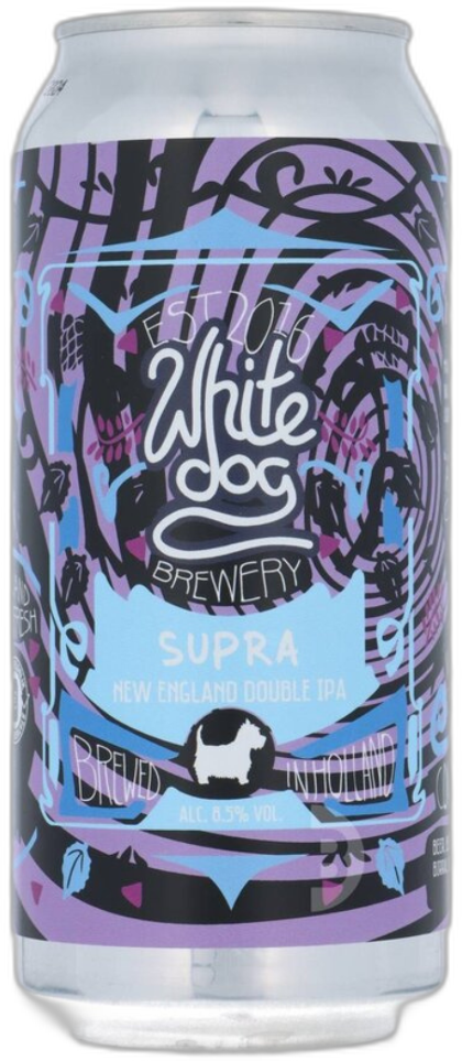 White Dog Supra blik van 44cl