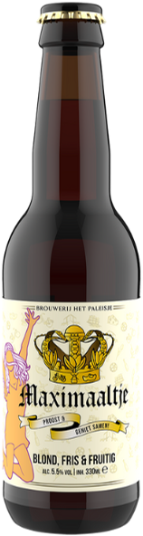 Maximaaltje flesje van 33cl