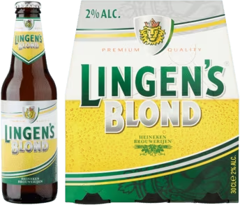Lingen's Blond set van 6 flesjes á 0,30 liter