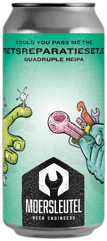 Moersleutel Fietsenreperatiesetje blik van 44cl