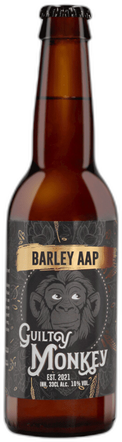 Guilty Monkey Barley Aap flesje van 33cl