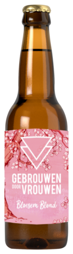 Gebrouwen door Vrouwen Bloesem Blond fles van 33cl