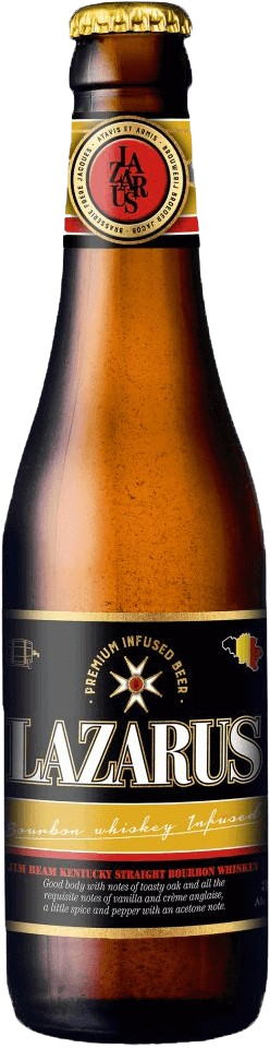 Broeder Jacob Lazarus Bourbon Whiskey Infused fles á 0,33 liter