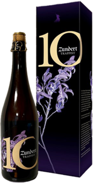 Zundert 10 Jubileumfles in koker 75CL