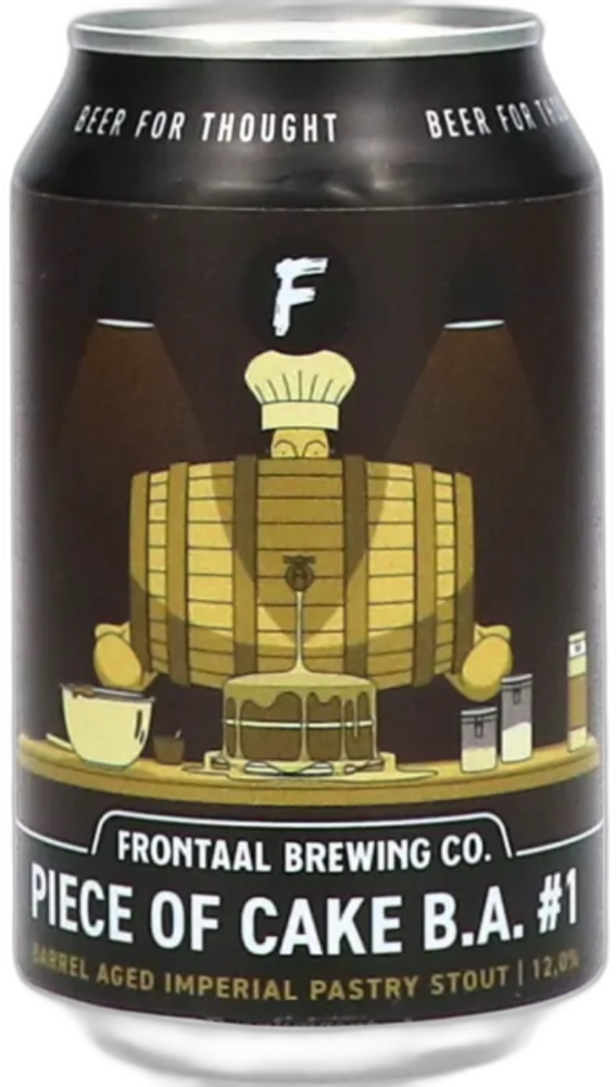 Frontaal Piece Of Cake BA #1 blikje van 33cl