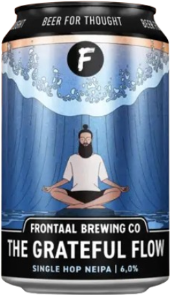 Frontaal The Grateful Flow blikje van 33cl