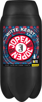 Jopen Witte Kerst Sub fustje van 2 liter