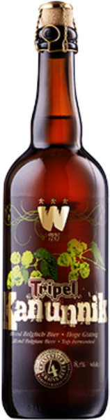 Wilderen Tripel Kanunnik fles van 75CL