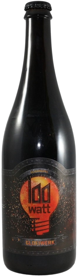 100 Watt Gloeiwerk fles van 75cl