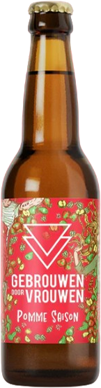 Gebrouwen door vrouwen Pomme Saison fles a 33CL