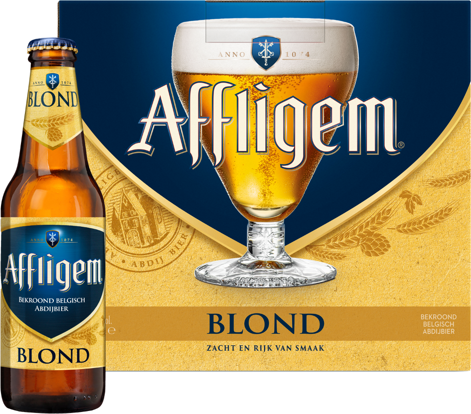 Affligem Blond doos met 12 flesjes van 30cl