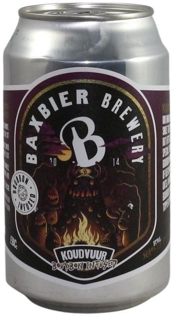 Baxbier Koudvuur Bourbon Infused blikje van 33cl